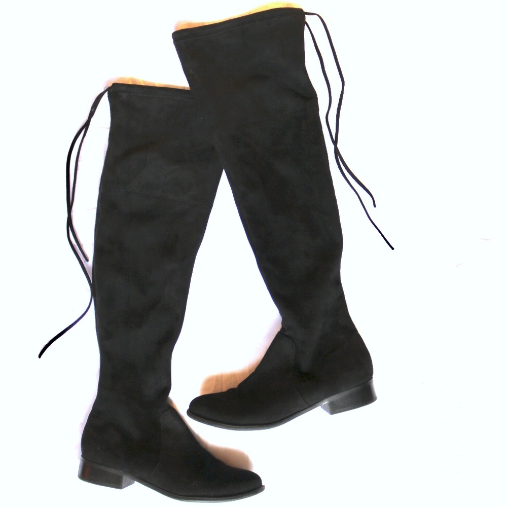 Women's Sidney Suede Over the Knee Boots - black